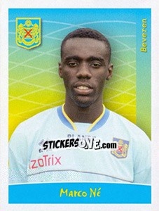 Sticker Marco Né - Football Belgium 2005-2006 n. 38 - Panini