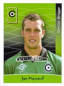 Sticker Jan Masureel - Football Belgium 2005-2006 n. 48 - Panini