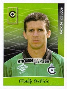Sticker Djordje Svetlicic - Football Belgium 2005-2006 n. 51 - Panini