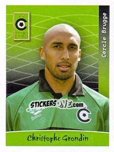 Sticker Christophe Grondin - Football Belgium 2005-2006 n. 55 - Panini