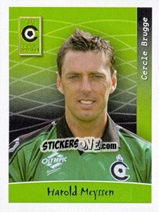 Cromo Harold Meyssen - Football Belgium 2005-2006 - Panini