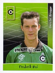 Figurina Frederik Boi - Football Belgium 2005-2006 n. 58 - Panini