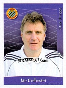 Sticker Jan Ceulemans - Football Belgium 2005-2006 - Panini
