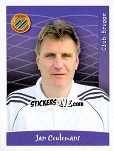 Sticker Jan Ceulemans - Football Belgium 2005-2006 n. 67 - Panini