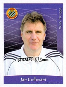 Figurina Jan Ceulemans - Football Belgium 2005-2006 - Panini