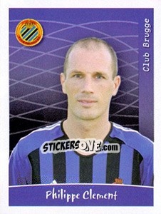 Sticker Philippe Clement - Football Belgium 2005-2006 - Panini