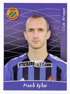 Sticker Marek Spilar - Football Belgium 2005-2006 - Panini