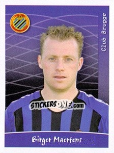 Sticker Birger Maertens - Football Belgium 2005-2006 n. 73 - Panini