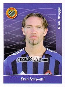 Sticker Sven Vermant - Football Belgium 2005-2006 - Panini