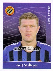 Sticker Gert Verheyen - Football Belgium 2005-2006 - Panini