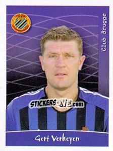 Figurina Gert Verheyen - Football Belgium 2005-2006 n. 80 - Panini