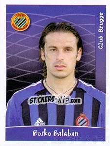 Sticker Bosko Balaban - Football Belgium 2005-2006 n. 82 - Panini