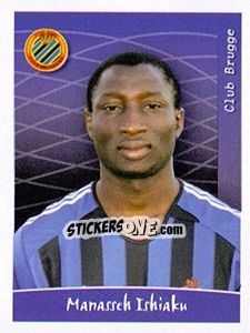 Figurina Manassen Ishiaku - Football Belgium 2005-2006 n. 84 - Panini