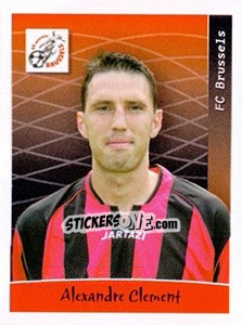 Sticker Alexandre Clement - Football Belgium 2005-2006 - Panini
