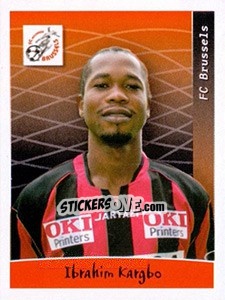 Sticker Ibrahim Kargbo - Football Belgium 2005-2006 n. 93 - Panini