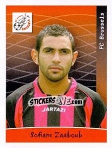 Cromo Sofiane Zaaboub - Football Belgium 2005-2006 - Panini