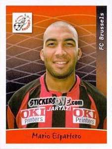 Sticker Mario Espartero - Football Belgium 2005-2006 n. 101 - Panini