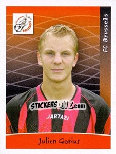 Figurina Julien Gorius - Football Belgium 2005-2006 n. 102 - Panini