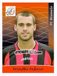 Sticker Kristoffer Andersen - Football Belgium 2005-2006 - Panini