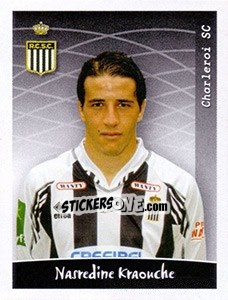 Cromo Nasredine Kraouche - Football Belgium 2005-2006 - Panini