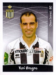 Figurina Toni Brogno - Football Belgium 2005-2006 n. 123 - Panini