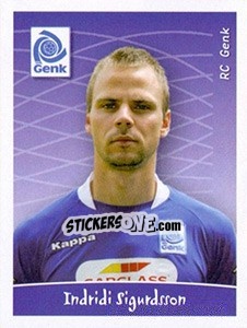 Sticker Indridi Sigurdsson - Football Belgium 2005-2006 - Panini