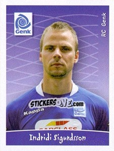Sticker Indridi Sigurdsson - Football Belgium 2005-2006 n. 137 - Panini