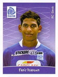 Sticker Faris Haroun - Football Belgium 2005-2006 - Panini