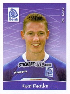 Sticker Koen Daerden - Football Belgium 2005-2006 n. 142 - Panini