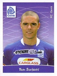 Figurina Tom Soetaers - Football Belgium 2005-2006 n. 144 - Panini