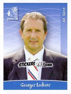 Figurina Georges Leekens - Football Belgium 2005-2006 - Panini