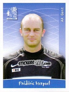 Figurina Frédéric Herpoel - Football Belgium 2005-2006 n. 152 - Panini