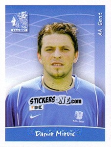 Sticker Damir Mirvic - Football Belgium 2005-2006 n. 153 - Panini
