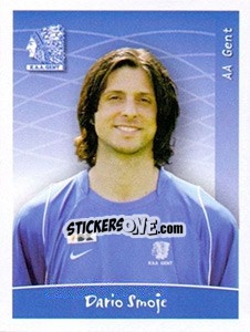 Sticker Dario Smoje - Football Belgium 2005-2006 - Panini