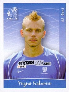 Sticker Yngvar Hakonsen - Football Belgium 2005-2006 - Panini