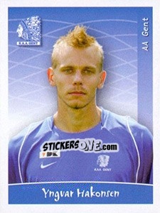 Figurina Yngvar Hakonsen - Football Belgium 2005-2006 - Panini