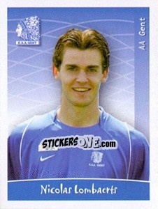 Sticker Nicolas Lombaerts - Football Belgium 2005-2006 n. 157 - Panini