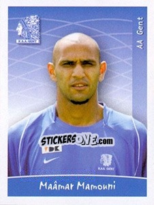 Sticker Maâmar Mamouni - Football Belgium 2005-2006 - Panini