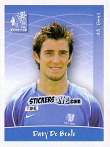 Sticker Davy De Beule - Football Belgium 2005-2006 - Panini