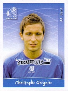Sticker Christophe Grégoire - Football Belgium 2005-2006 - Panini
