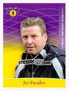 Figurina Jos Daerden - Football Belgium 2005-2006 - Panini