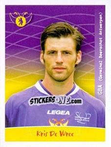 Sticker Kris De Wree - Football Belgium 2005-2006 - Panini