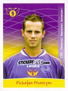 Sticker Pieterjan Monteyne - Football Belgium 2005-2006 - Panini