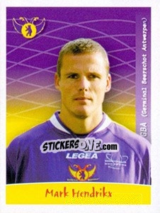 Sticker Mark Hendrikx - Football Belgium 2005-2006 - Panini