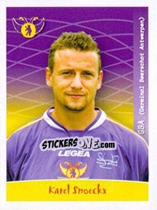 Figurina Karel Snoeckx - Football Belgium 2005-2006 - Panini