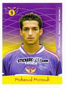 Figurina Mohamed Messoudi - Football Belgium 2005-2006 - Panini