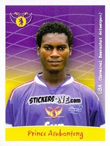 Cromo Prince Asubonteng - Football Belgium 2005-2006 n. 188 - Panini