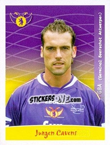 Sticker Jurgen Cavens - Football Belgium 2005-2006 - Panini