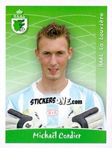 Sticker Michaël Cordier - Football Belgium 2005-2006 n. 194 - Panini