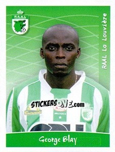Cromo George Blay - Football Belgium 2005-2006 n. 196 - Panini